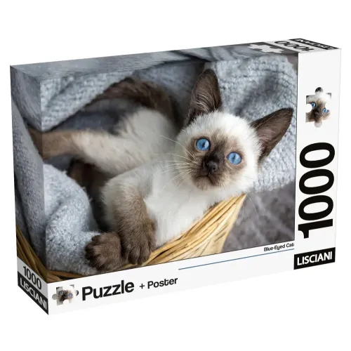 Puzzle 1000 pezzi Gattino siamese Lisciani...