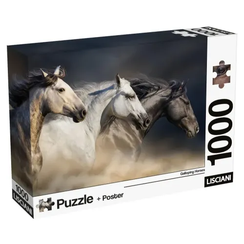 Puzzle 1000 pezzi Cavalli al galoppo Lisciani...