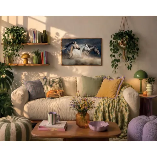 Puzzle 1000 pezzi Cavalli al galoppo Lisciani...