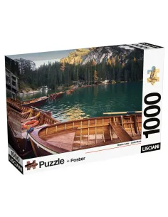 Puzzle 1000 pezzi Dolomiti Lago di Braies Lisciani Super...