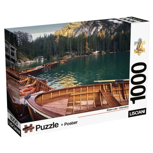 Puzzle 1000 pezzi Dolomiti Lago di Braies...