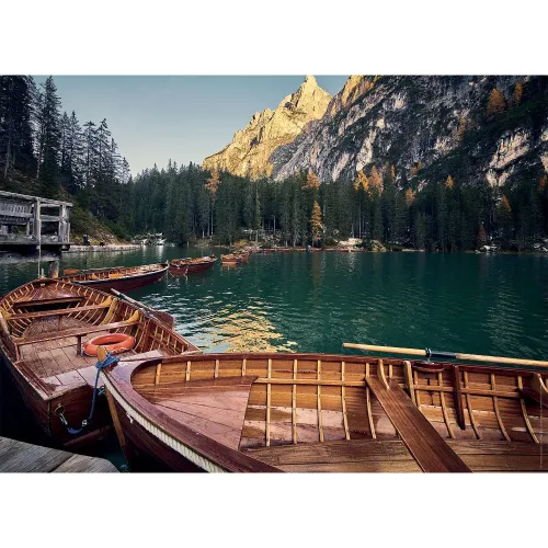 Puzzle 1000 pezzi Dolomiti Lago di Braies...