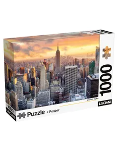 Puzzle 1000 pezzi New York skyline al tramonto Lisciani...