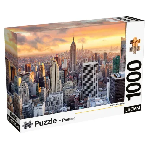 Puzzle 1000 pezzi New York skyline al tramonto...