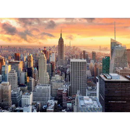 Puzzle 1000 pezzi New York skyline al tramonto...