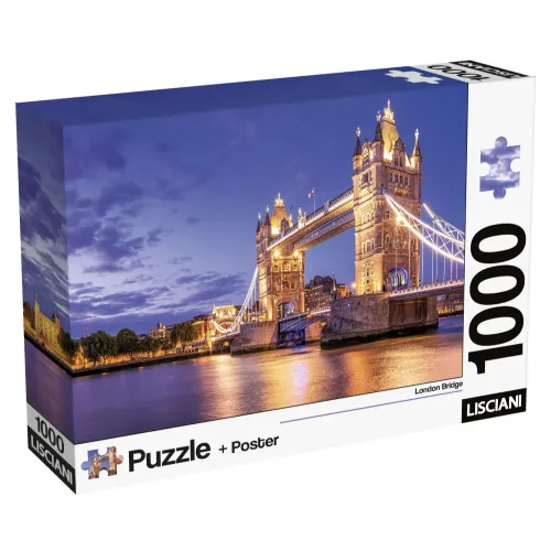 Puzzle 1000 pezzi Londra Tower Bridge Lisciani...