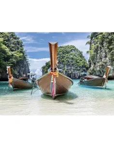 Puzzle 1000 pezzi Thailandia barche long-tail Lisciani... 2