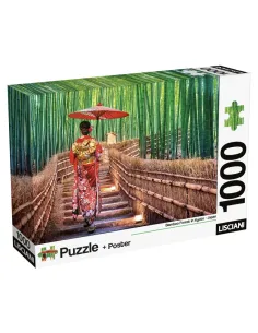 Puzzle 1000 pezzi Giappone foresta di bambù di Kyoto...