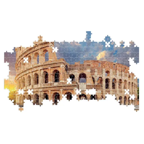 Puzzle 1500 pezzi Roma Colosseo al tramonto...