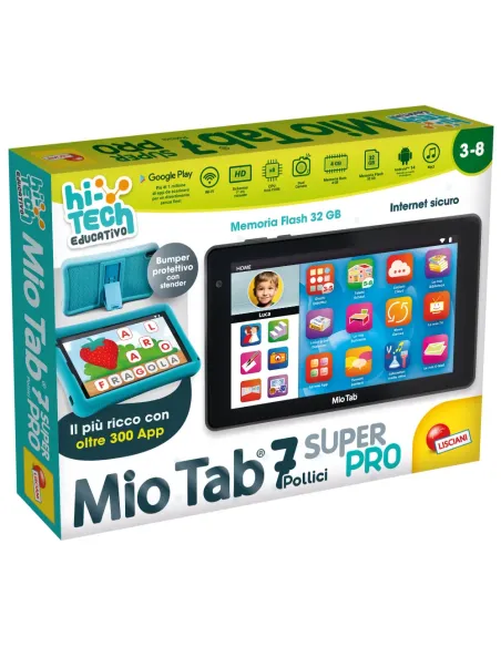 Mio Tab 7" Super Pro Lisciani tablet educativo per bambini Android 14 32 GB