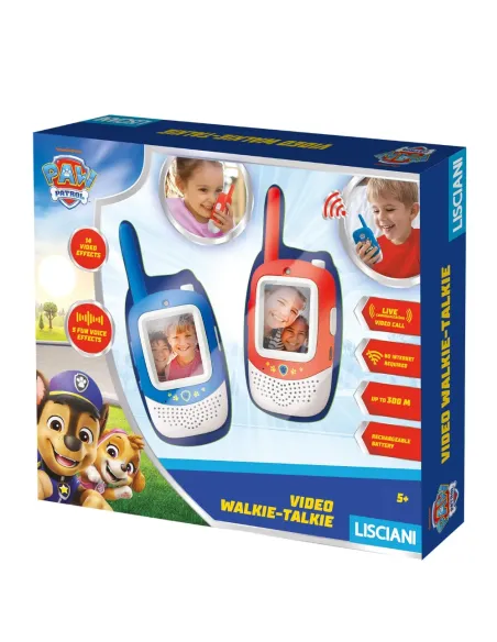 Paw Patrol Video Walkie Talkie Lisciani con videochiamata fino a 300 m