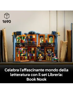 LEGO ICONS LIBRERIA BOOK NOOK DA COSTRUIRE (11379) 2
