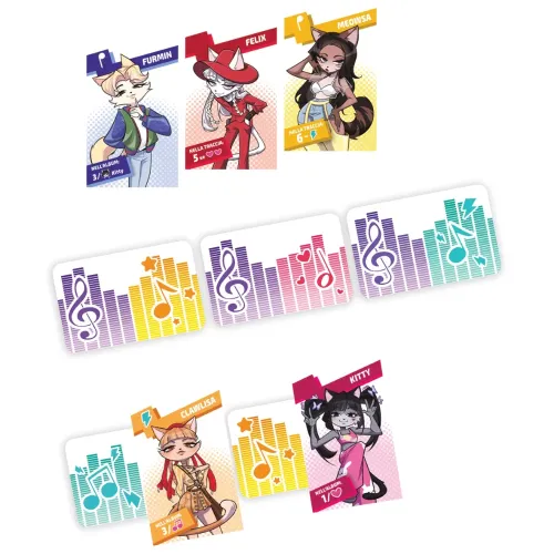 K-POP KITTENS GIOCO DI CARTE CRANIO CREATIONS...