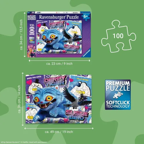 PUZZLE 100 PEZZI XXL KPOP DEMON HUNTERS DERPY E...