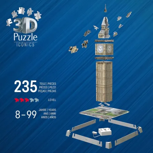 PUZZLE 3D BIG BEN CON LUCE LED RAVENSBURGER...