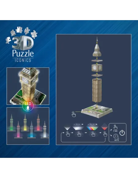 PUZZLE 3D BIG BEN CON LUCE LED RAVENSBURGER (12008025)