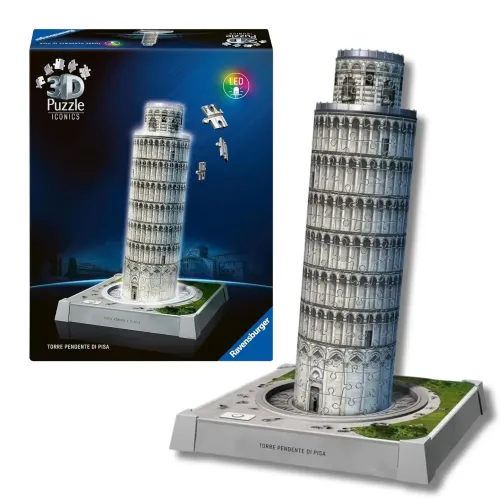 PUZZLE 3D TORRE DI PISA CON LUCE LED...
