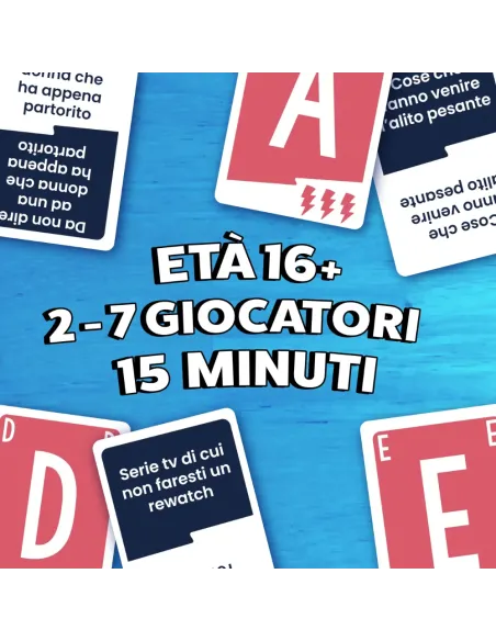QUICKSTOP SENZA FILTRI GIOCO DI CARTE PER ADULTI (0831)