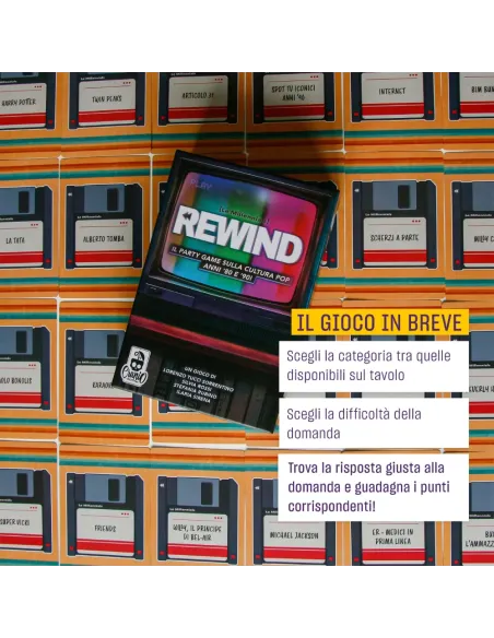 REWIND PARTY GAME ANNI 80 E 90 CRANIO CREATIONS (CC906)