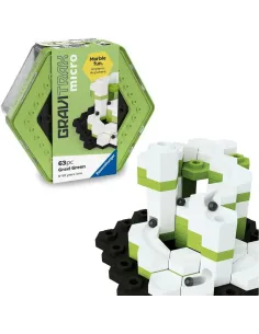 GRAVITRAX MICRO SET S GRAVI GREEN PISTA BIGLIE 63 PEZZI...