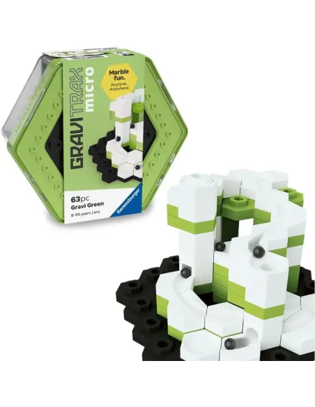 GRAVITRAX MICRO SET S GRAVI GREEN PISTA BIGLIE 63 PEZZI (12020022)