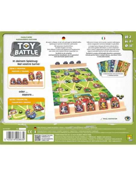 TOY BATTLE GIOCO STRATEGICO PER 2 GIOCATORI ASMODEE (8979)