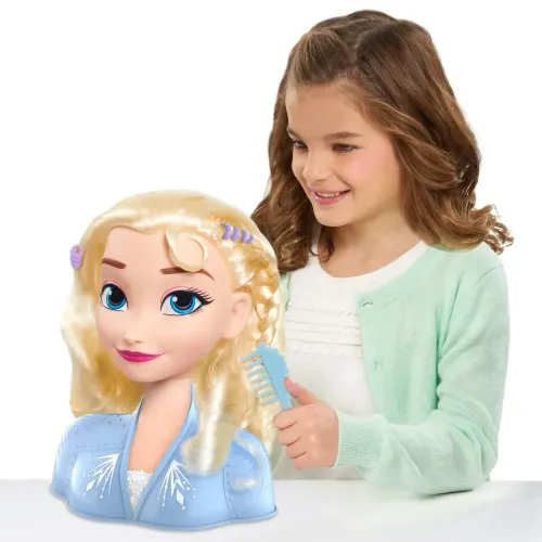 FROZEN 2 TESTA DA PETTINARE ELSA CON 17...
