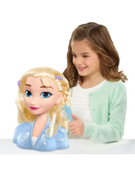 FROZEN 2 TESTA DA PETTINARE ELSA CON 17 ACCESSORI JUST PLAY (32806)
