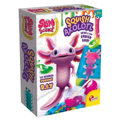 SLUMI SCIENCE POCKET SQUISH AXOLOTL LISCIANI...