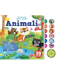 ANIMALI LIBRO SONORO CERCA E ASCOLTA 30 VERSI GIUNTI...
