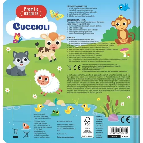 CUCCIOLI PREMI E ASCOLTA LIBRO SONORO GIUNTI...