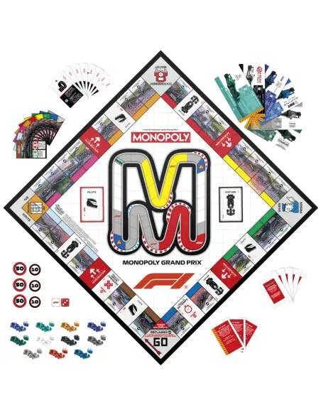 MONOPOLY FORMULA 1 EDIZIONE F1 GIOCO DA TAVOLO (G3437103)