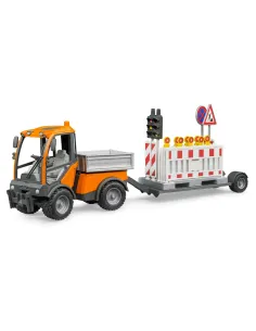 BRUDER VARIOCAR SICUREZZA STRADALE CON ACCESSORI CANTIERE...