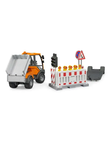 BRUDER VARIOCAR SICUREZZA STRADALE CON ACCESSORI CANTIERE (02693)