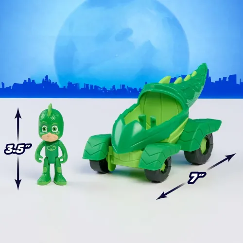 PJ MASKS GECO CON VEICOLO GECO-MOBILE (95654)