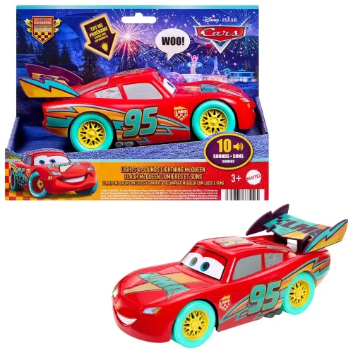 CARS SAETTA MCQUEEN LUCI E SUONI DISNEY PIXAR...
