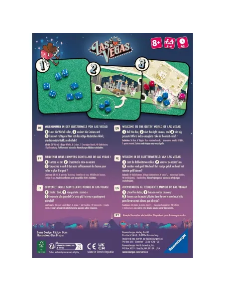 LAS VEGAS GIOCO DA TAVOLO CON DADI RAVENSBURGER (24903)