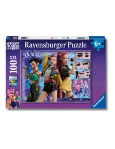 PUZZLE 100 PEZZI XXL K-POP DEMON HUNTERS RAVENSBURGER...
