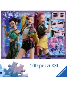 PUZZLE 100 PEZZI XXL K-POP DEMON HUNTERS RAVENSBURGER... 2