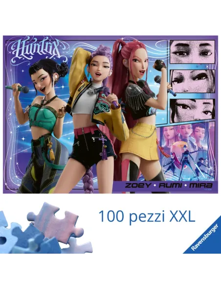 PUZZLE 100 PEZZI XXL K-POP DEMON HUNTERS RAVENSBURGER (12002222)
