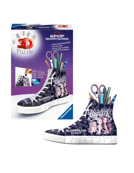 PUZZLE 3D SNEAKER K-POP DEMON HUNTERS PORTAPENNE 112 PEZZI (12002615)