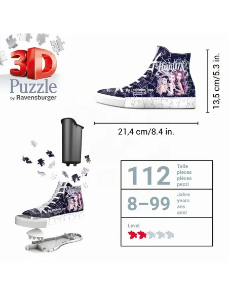 PUZZLE 3D SNEAKER K-POP DEMON HUNTERS PORTAPENNE 112 PEZZI (12002615)