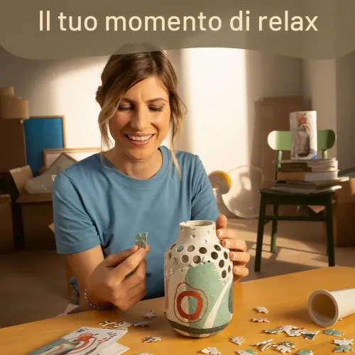 PUZZLE 3D VASO ORGANIC BEIGE RAVENSBURGER...