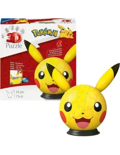 PUZZLE 3D POKEMON PIKACHU 72 PEZZI CON ORECCHIE (12008076)