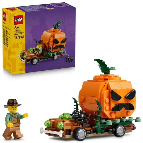 LEGO ICONIC FURGONE DI HALLOWEEN CON ZUCCA E...