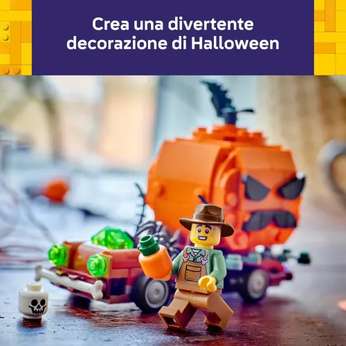 LEGO ICONIC FURGONE DI HALLOWEEN CON ZUCCA E...