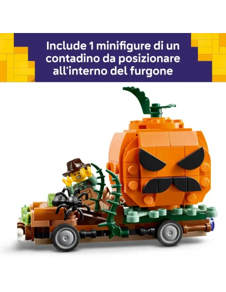 LEGO ICONIC FURGONE DI HALLOWEEN CON ZUCCA E MINIFIGURE (40822)