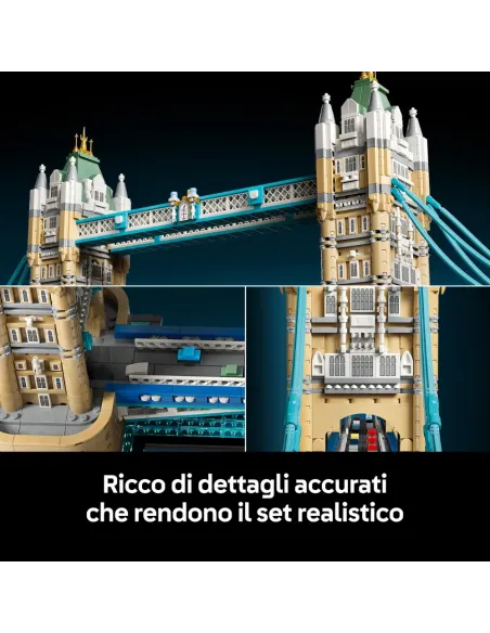 LEGO ARCHITECTURE TOWER BRIDGE DI LONDRA (21067)