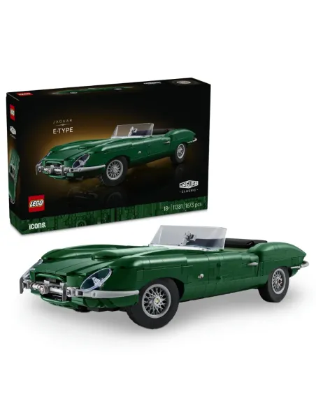 LEGO ICONS JAGUAR E-TYPE MODELLINO AUTO PER ADULTI (11381)