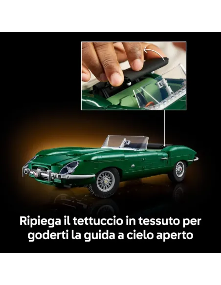 LEGO ICONS JAGUAR E-TYPE MODELLINO AUTO PER ADULTI (11381)